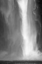 Detail of Gullfoss Golden Falls waterfall at Hvita river Royalty Free Stock Photo