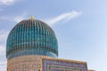 Detail of Gur-E Amir Mausoleum, in Samarkand, Uzbekistan Royalty Free Stock Photo