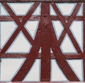 Detail of half timbered houses in Idstein Royalty Free Stock Photo