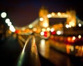 Blurred Tower Bridge, London