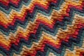 detail of a handwoven tapestry pattern