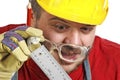 Detail of handyman Royalty Free Stock Photo