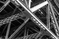 Detail of Harbour Bridge metal structure. Sydney, Australia Royalty Free Stock Photo
