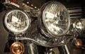 Detail of Harley-Davidson Motor Cycles is one of the most iconic motorcycle brands.