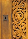 Detail of Heddal stave church Royalty Free Stock Photo