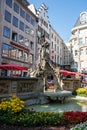 Heinzelmaennchenbrunnen Fountain in Cologne, Germany.