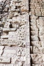 Detail of Hieroglyphic Stairway at the archaeological site Copan, Hondur