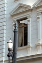 Detail of historic building facade, Sao Paulo