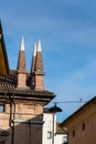 Detail of an historic building in Italy Royalty Free Stock Photo