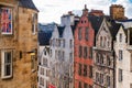 Detail of Historic stone building in Edinburgh Royalty Free Stock Photo