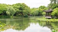 detail of the historic Yuyuan Garden created in the year 1559