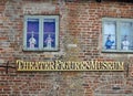 Detail of an Historical Building in the Old Town of the Hanse City Luebeck, Schleswig - Holstein Royalty Free Stock Photo