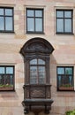 Detail of an Historical Building in the Old Town of Nuremberg, Franconia, Bavaria