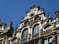 A detail of a historical house in Brussels Royalty Free Stock Photo