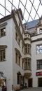 Detail of the Historical Residence Castle in the Old Town of Dresden, the Capital City of Saxony Royalty Free Stock Photo