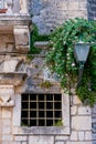 Detail of an Historical Stone Residential Building, Croatia Royalty Free Stock Photo