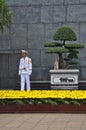 Detail of Ho Chi Minh Tomb mausoleum in Hanoi, Vietnam Royalty Free Stock Photo