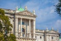 Detail from Hofburg Palace in Vienna, Austria. Facade to the par Royalty Free Stock Photo