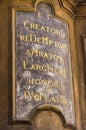 Holy Trinity Column Plague Column at Lesser Town Square Mala Strana. Prague, Czech Republic Royalty Free Stock Photo