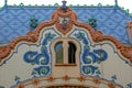 Detail of House of architect Ferenc Raichle in Hungarian Art Nouveau style. Subotica, Serbia