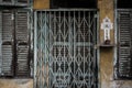 Detail of a houseÃ¢â¬â¢s facade at Hao Si Phuong old traditional alley in Ho Chi Minh City, Vietnam