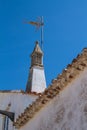 Traditional chimney and a blue sky, Algarve, Portugal