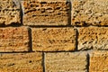 Detail of the house wall. Background of bricks Royalty Free Stock Photo