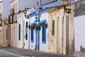 Detail of houses on the island of Tabarca Royalty Free Stock Photo