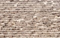 Detail of the huge limestone blocks (2.5 tons each Royalty Free Stock Photo