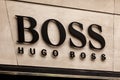 Hugo Boss shop Royalty Free Stock Photo