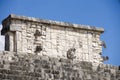 Detail of the Warriors Temple at Chichen Itza, Wonder of the World Royalty Free Stock Photo