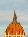 Detail of Hungarian Parliament Building Royalty Free Stock Photo