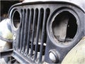 Detail of II World War Jeep