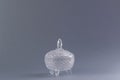 Detail of illuminated antique vase - cut glass Royalty Free Stock Photo