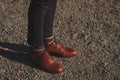 Detail of an Indian handsome man posing in an urban context Royalty Free Stock Photo