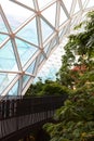 Detail of the indoor garden. Hamad international airport. Doha. Qatar Royalty Free Stock Photo