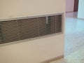 Detail of an indoor ventilation grid Royalty Free Stock Photo
