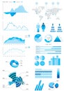 Detail infographic illustration Royalty Free Stock Photo
