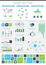 Detail infographic illustration. Royalty Free Stock Photo