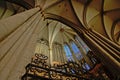 Detail of interior of Cologne cathedral Royalty Free Stock Photo