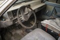 Dashboard of an abandoned car Royalty Free Stock Photo