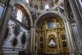 Detail of the interior of the Santo Domingo de Guzman Church, in the city of Oaxaca de Juarez Royalty Free Stock Photo