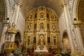 Detail of the interior of the Santo Domingo de Guzman Church, in the city of Oaxaca de Juarez Royalty Free Stock Photo