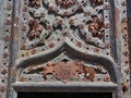 Decorative Metal Facade, Girona Old Town, Spain Royalty Free Stock Photo