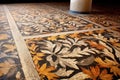 detail of intricate roman mosaic floor Royalty Free Stock Photo