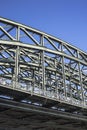Detail of iron bridge in Cologne, Germany Royalty Free Stock Photo