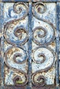 Detail of Ironwork on an Old Door