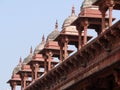 Detail, Islamic decorations on red sandstone