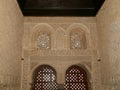 Detail of Islamic (Moorish) tilework at the Alhambra, Granada, Spain