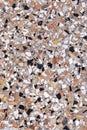 Detail of italian terrazzo floor in different colors